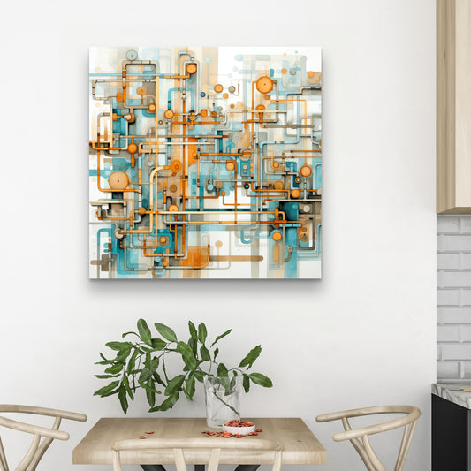 Like clockwork - 32"x32" Canvas