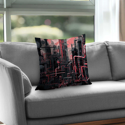 Industrial Empire Poly Twill Throw Pillow - Home Decor