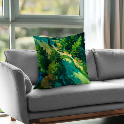 Peaceful course - Throw Pillow