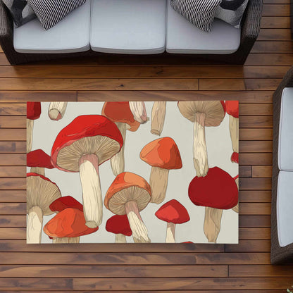 Tapis d'extérieur Crimson Cap Dance | Décoration élégante