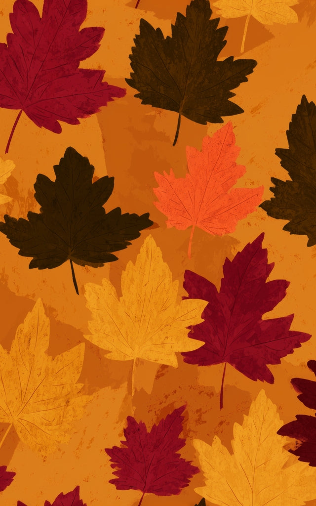 Autumn Glow Leaves Bath Mat | Cozy Home Decor Accent