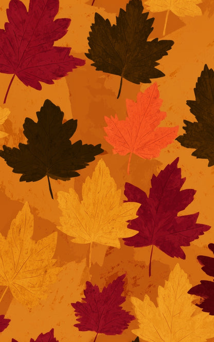 Autumn Glow Leaves Bath Mat | Cozy Home Decor Accent