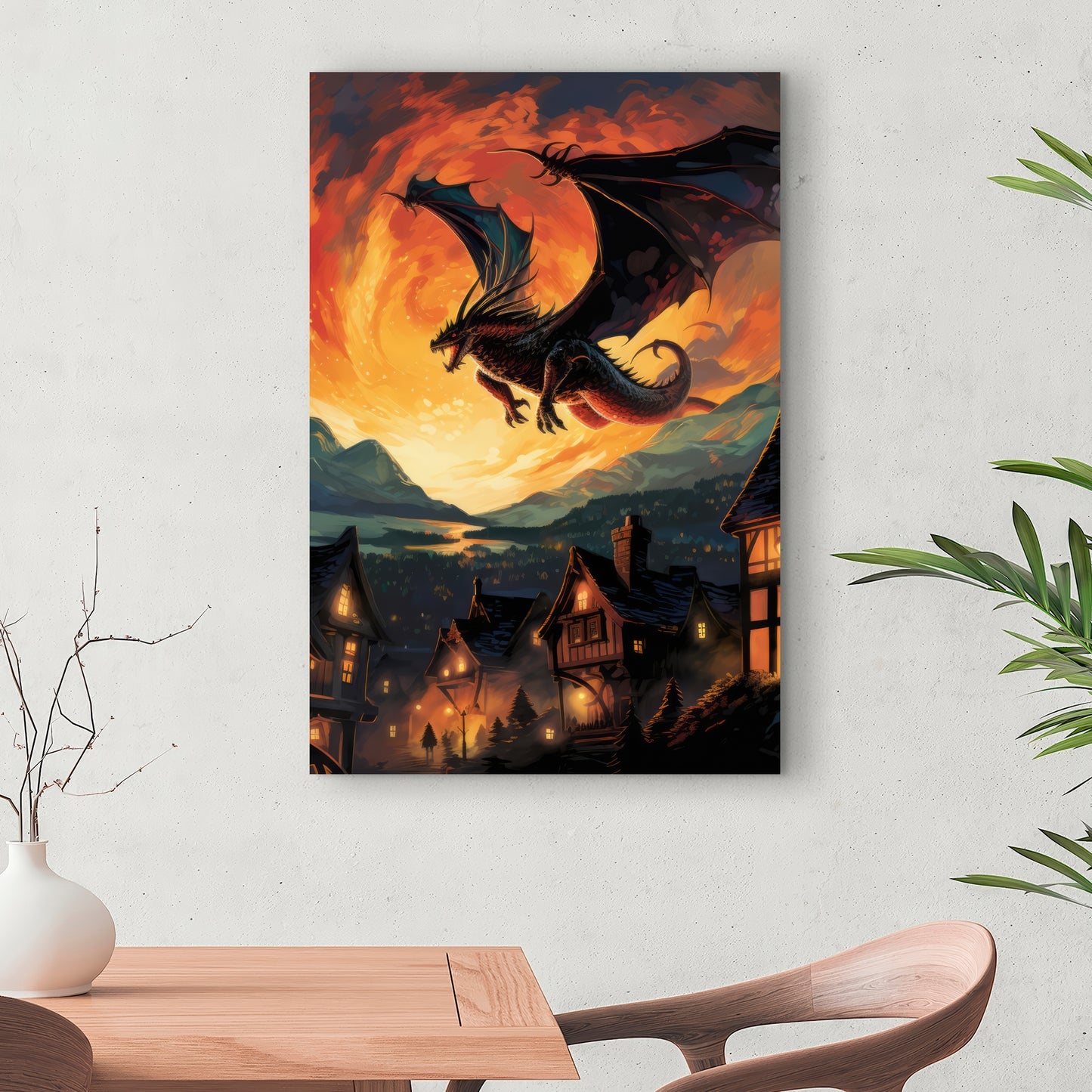 Hope for Mercy - Orange Canvas Home Decor | Vibrant Art Piece
