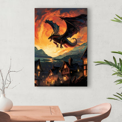 Hope for Mercy - Orange Canvas Home Decor | Vibrant Art Piece