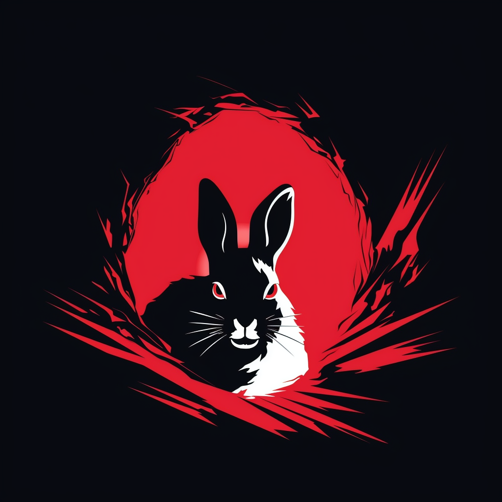 Bad Intentions Black Round Outdoor Area Rug for Home Decor