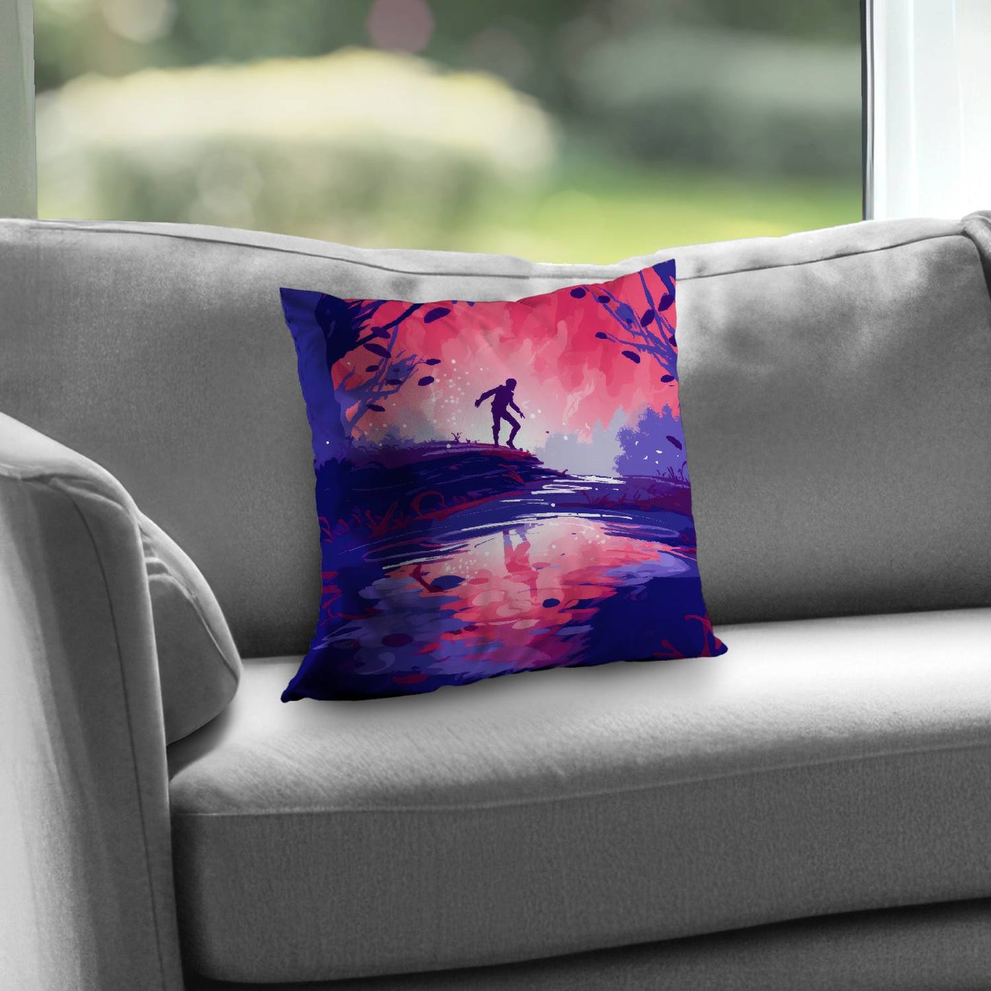 Toxic crossing - Throw pillow - Print on demand