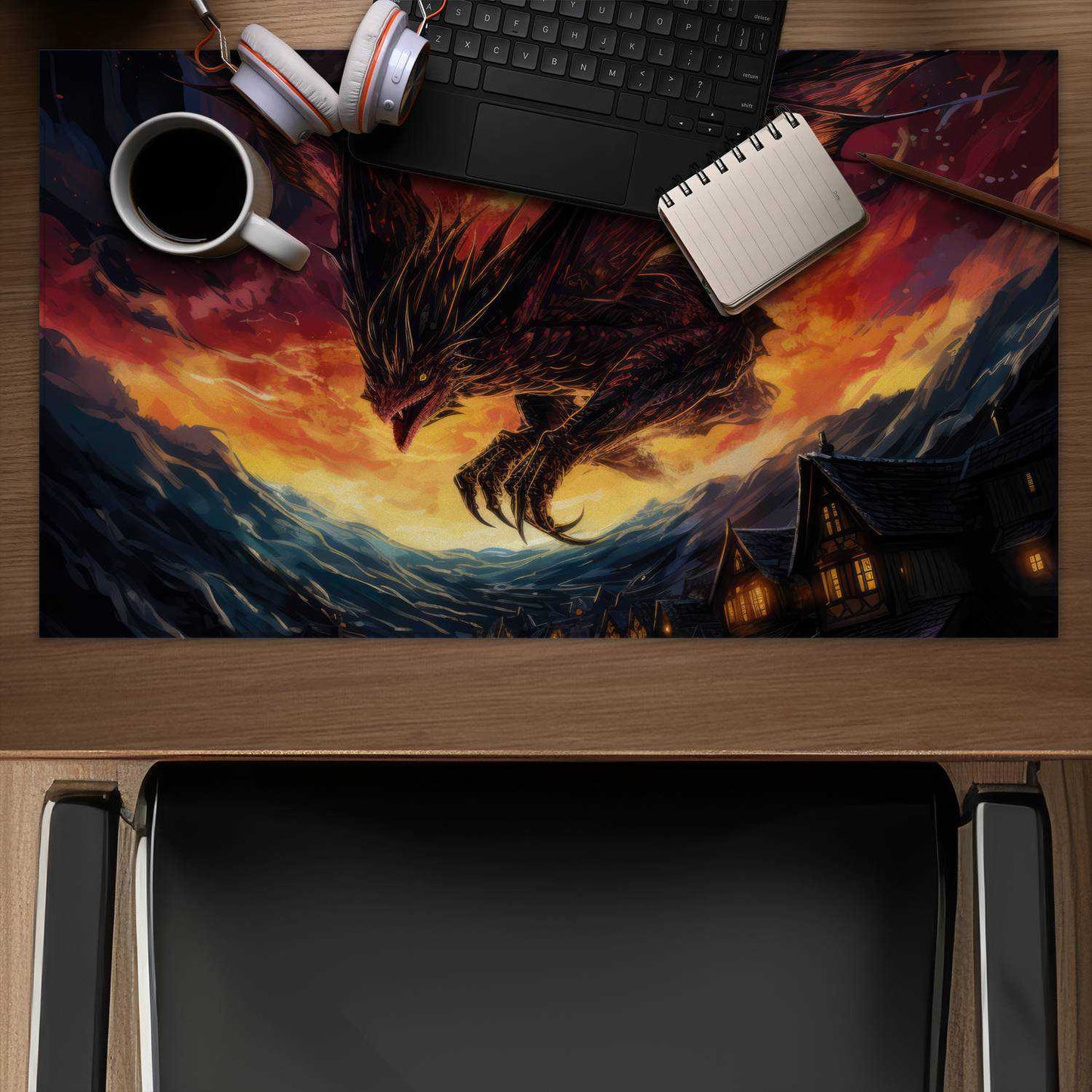 Back for Revenge - Black Desk Mat for Stylish Home Decor