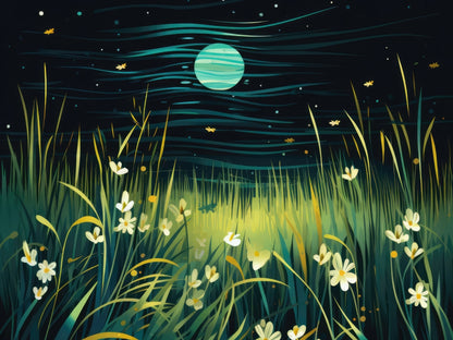 Windy Night Polyester Placemat | Stylish Home Decor Accent