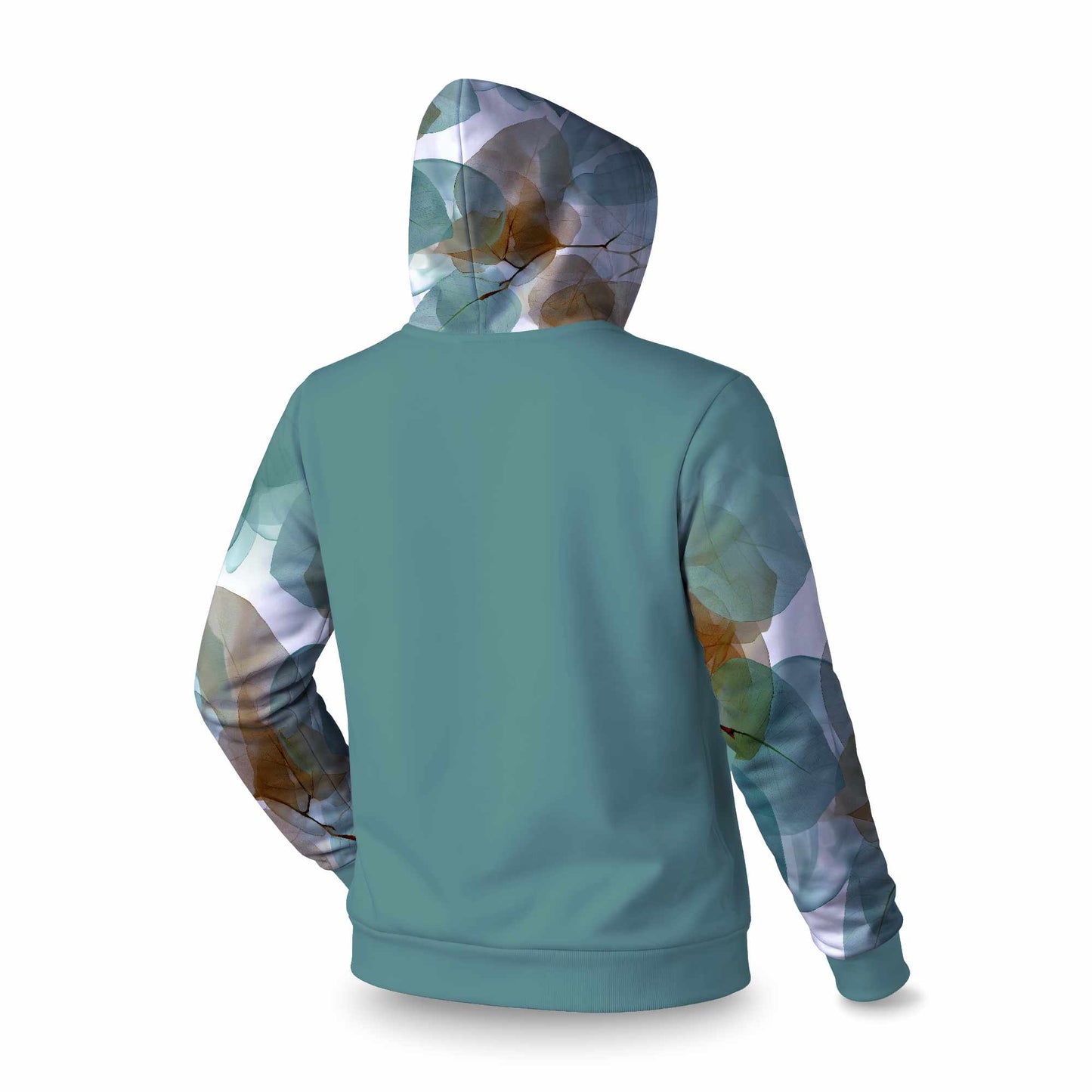 Translucent Leaves Sleevie Pullover Hoodie | Stylish Apparel