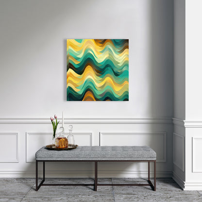 Jagged luxury - 32"x32" Canvas