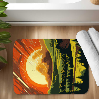 Tapis de bain « Last Days » | Décoration d'intérieur élégante, doux et durable