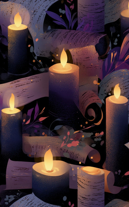 Paillasson Chuchotis à la lueur des bougies | Décoration intérieure et extérieure