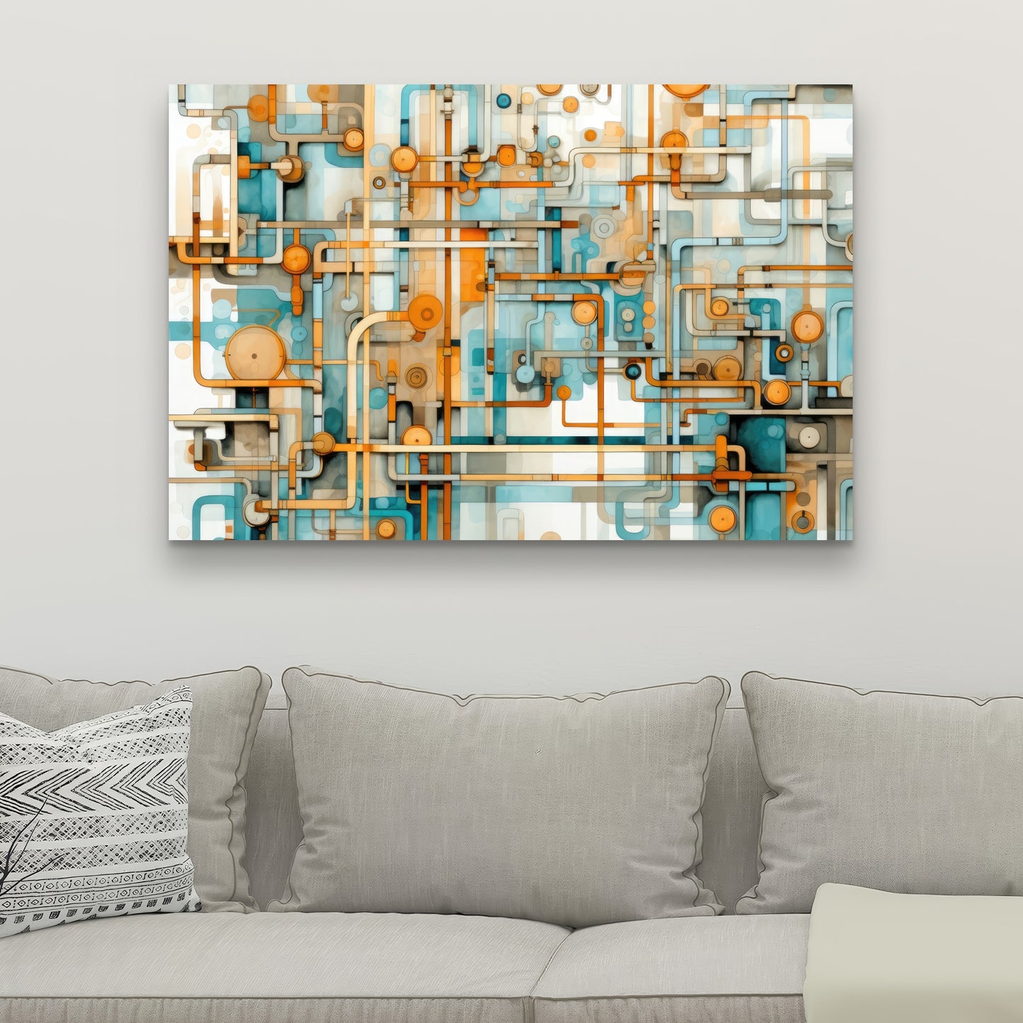 Like clockwork - 32"x32" Canvas