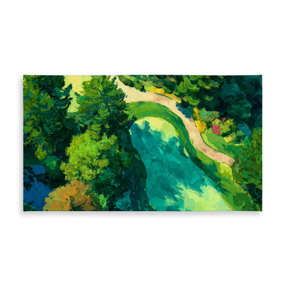 Peaceful Course Tablecloth - Stylish Indoor Outdoor Decor
