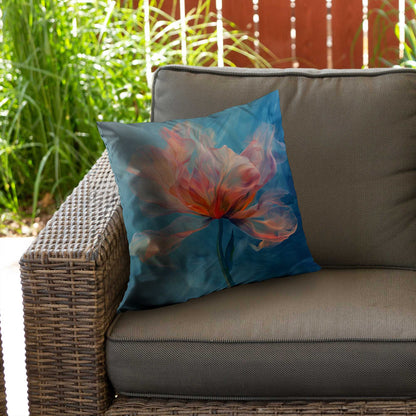 Coussin décoratif en sergé de polyester mélangé - Accessoire de décoration élégant pour la maison