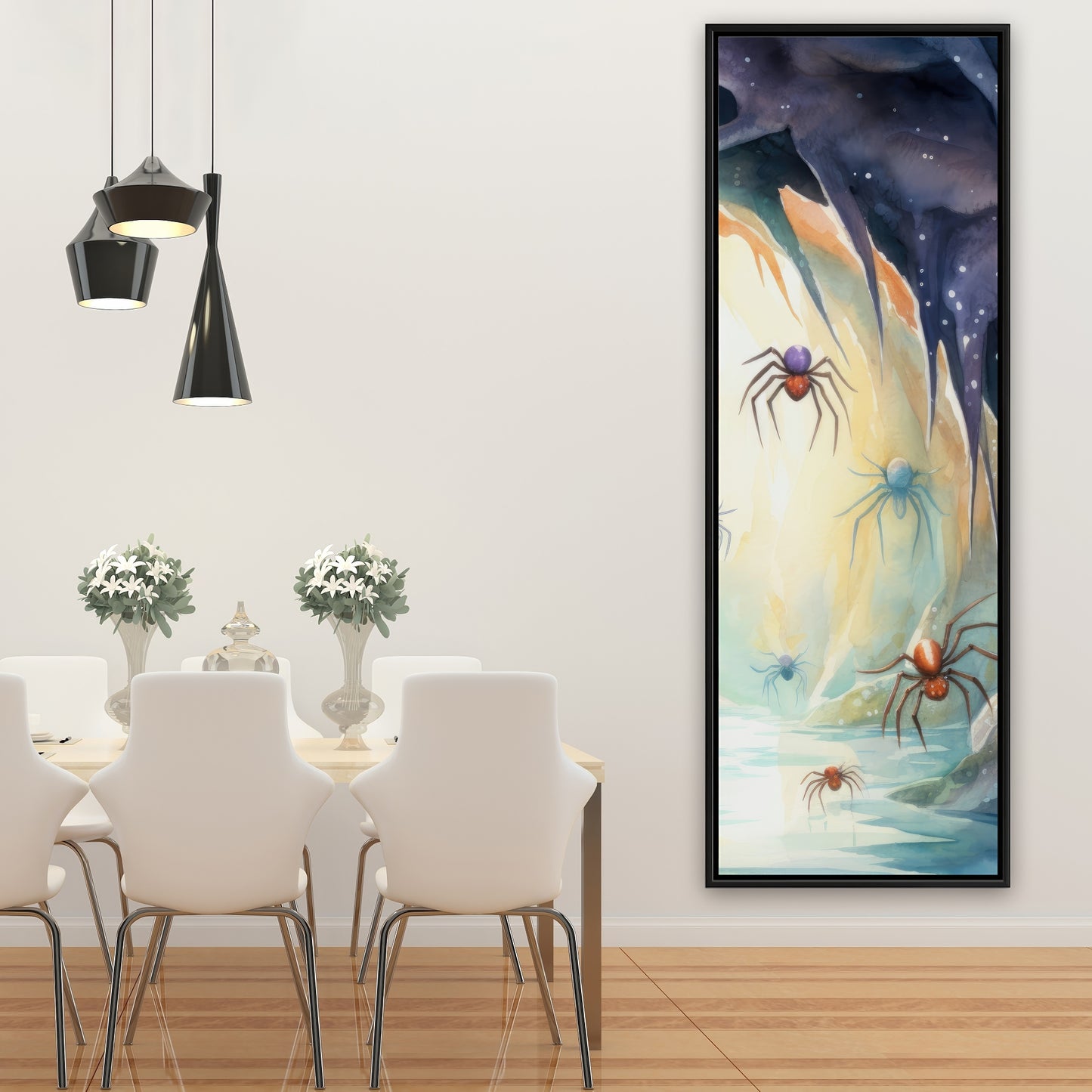 Dire - 36"x36" Framed canvas