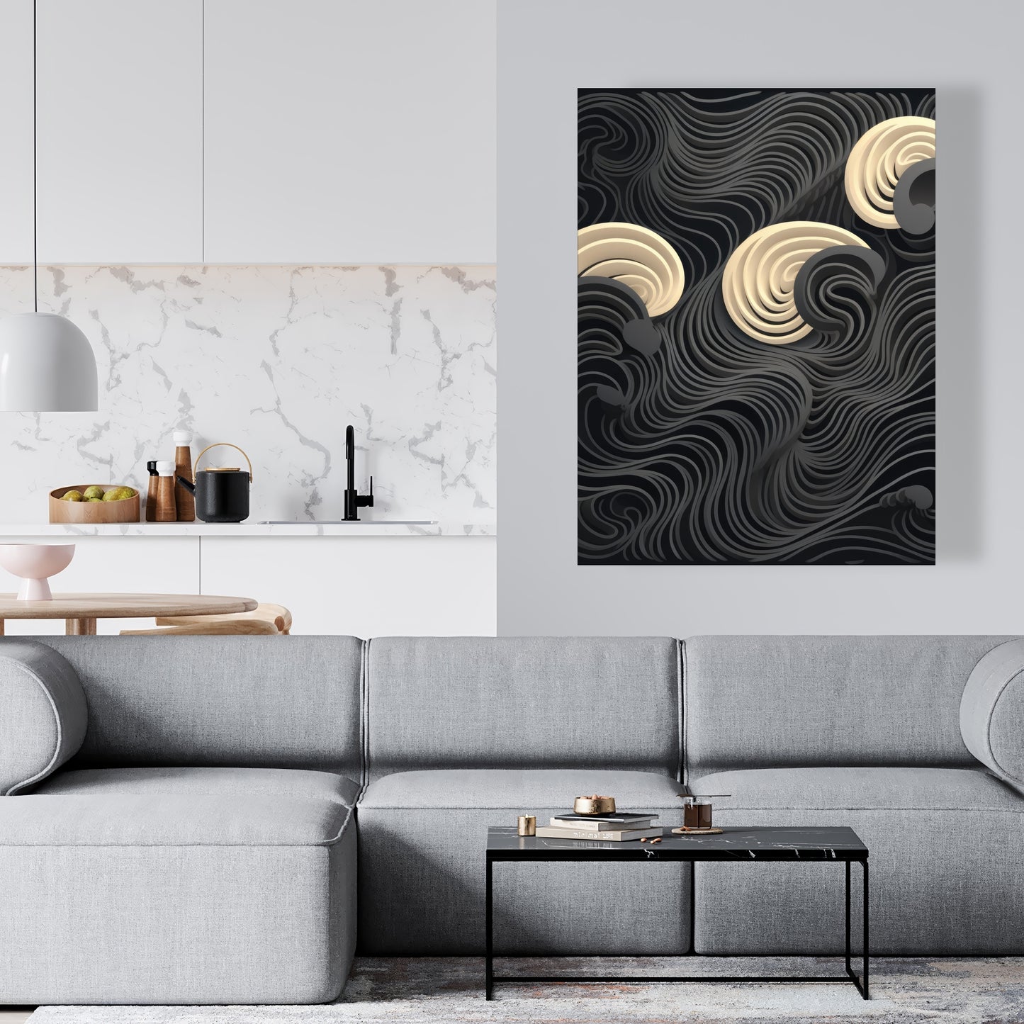 Layers - 32"x32" Canvas
