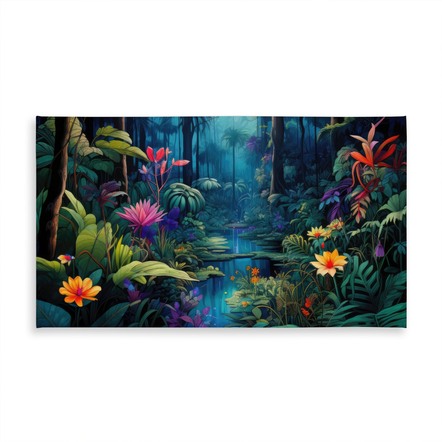 The beauty of nature - Blue Indoor Outdoor Tablecloth for