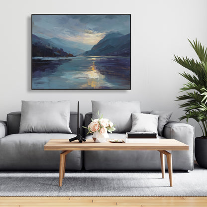 Obscure - Gray Framed Canvas Art for Elegant Home Decor
