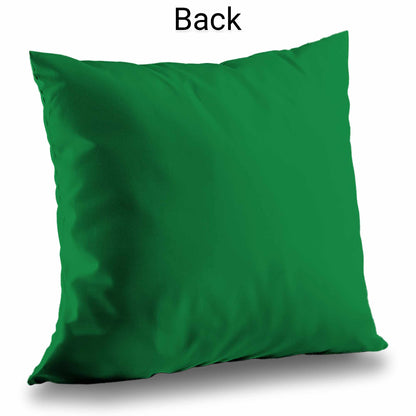 Emerald Coil Dance Poly Twill Throw Pillow | Home Decor