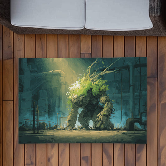 The Golem - Turquoise Outdoor Area Rug for Home Decor