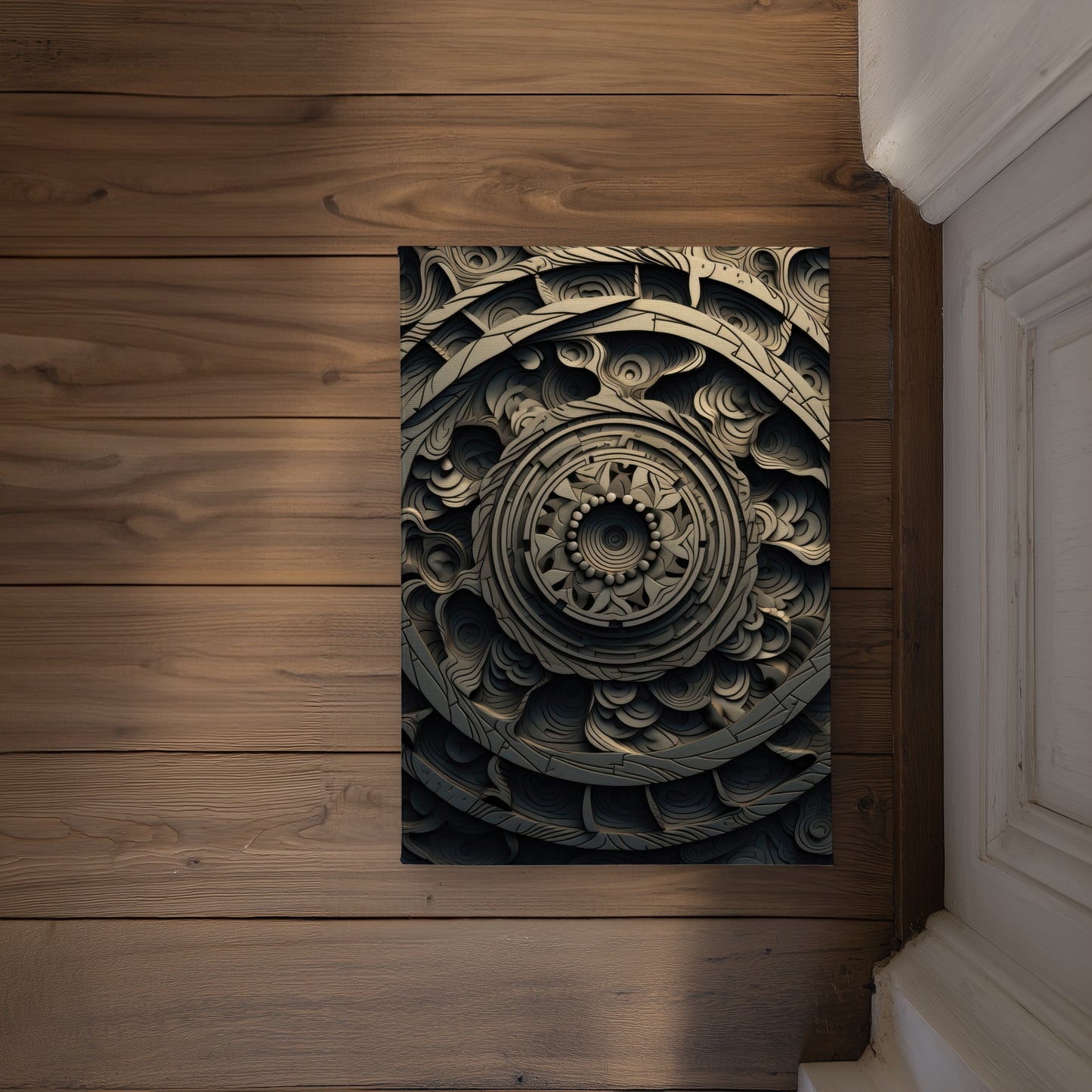 Cycles Gray Indoor Outdoor Door Mat | Home Decor Essential