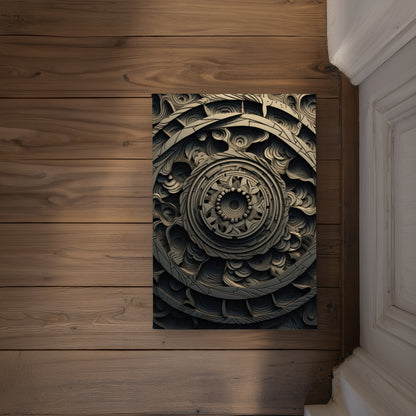 Cycles Gray Indoor Outdoor Door Mat | Home Decor Essential