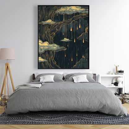 Goopy - 36"x36" Framed canvas