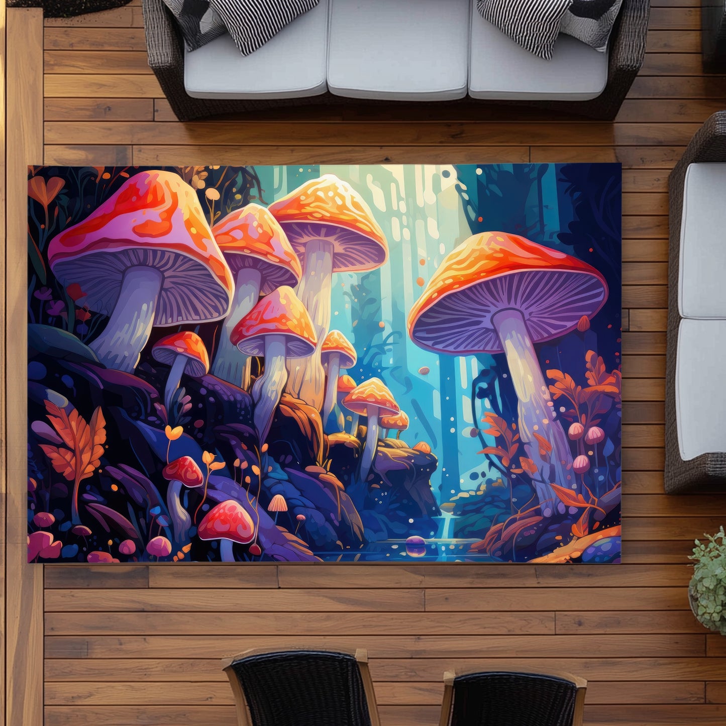 Take a look at that - Purple Outdoor Area Rug for Home Decor