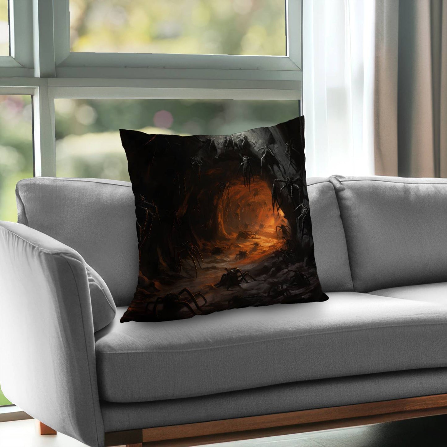 Oh no - Throw pillow - Print on demand