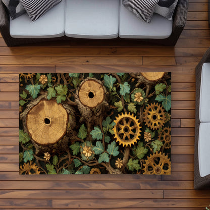 Tapis d'extérieur Hiding Gears - Une solution élégante pour la décoration intérieure