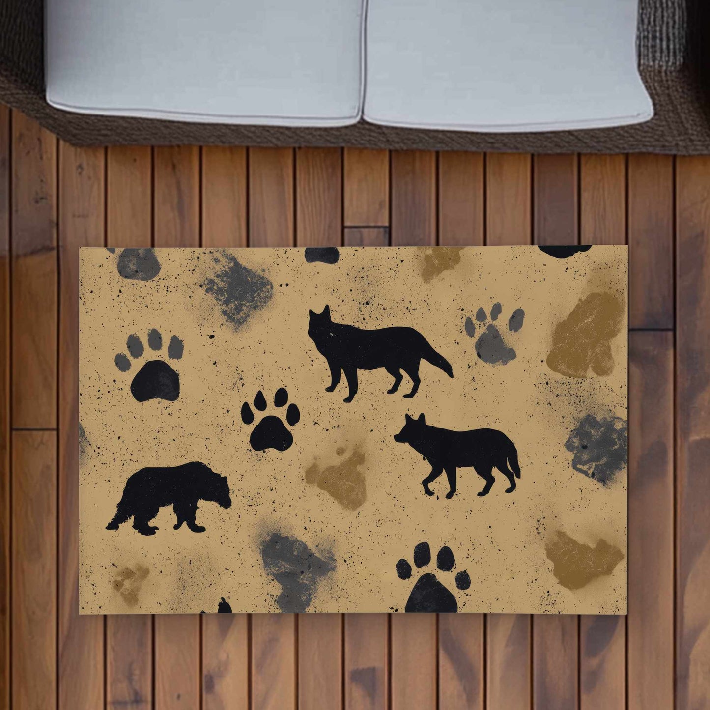 Tapis d'extérieur Wild Tracks Echo | Décoration élégante pour la maison