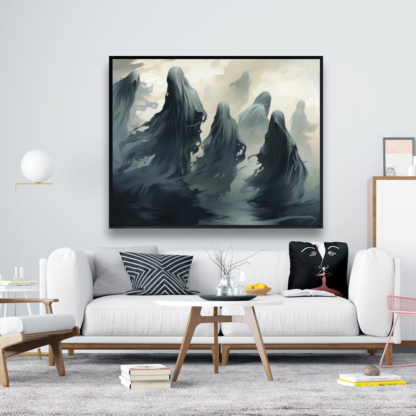 Cursed lands - 36"x36" Framed canvas