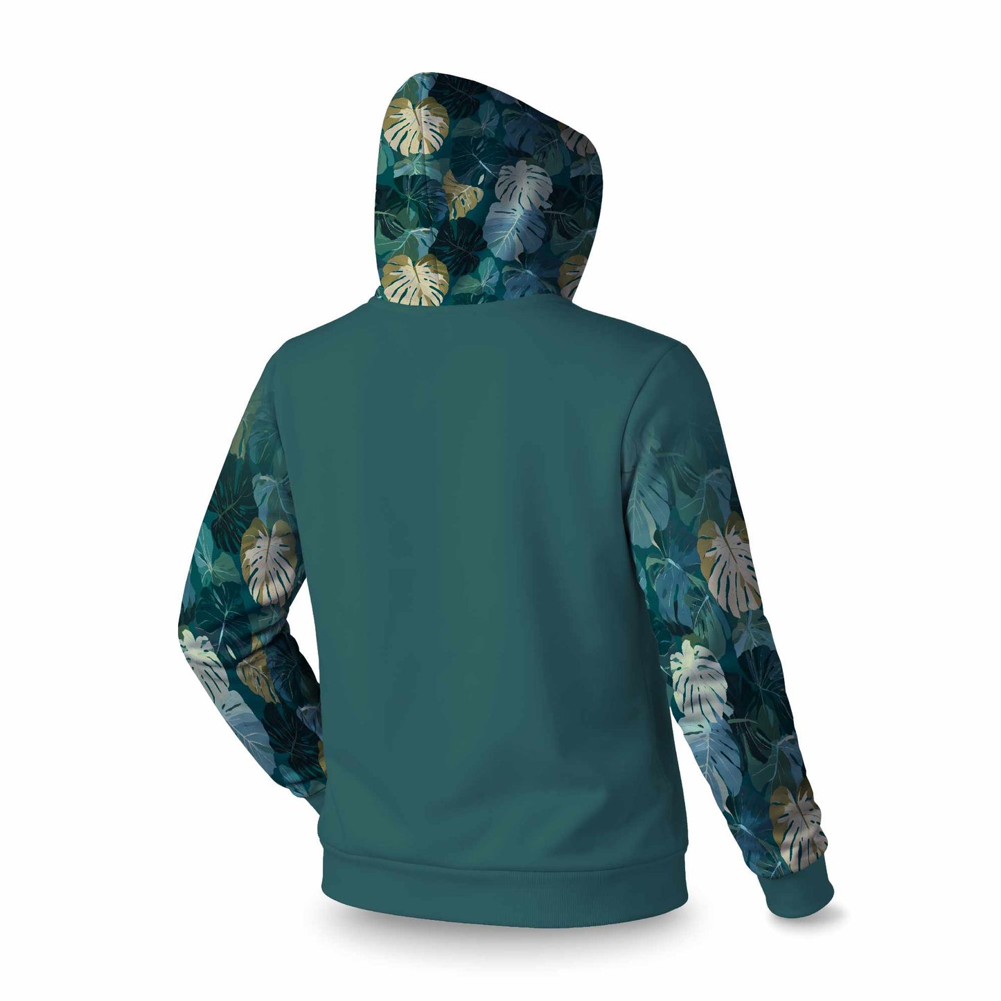 Tropical Leaf Veil Sleevie Pullover Hoodie | Stylish Apparel