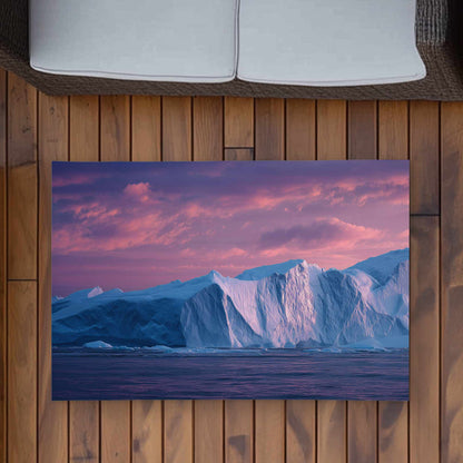 Iceberg au crépuscule - Tapis d'extérieur pour la décoration intérieure | Élégant
