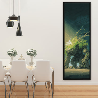 The golem - 24"x24" Framed canvas