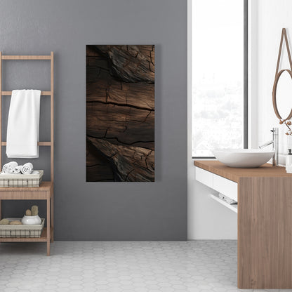 Brown wood - 32"x32" Canvas