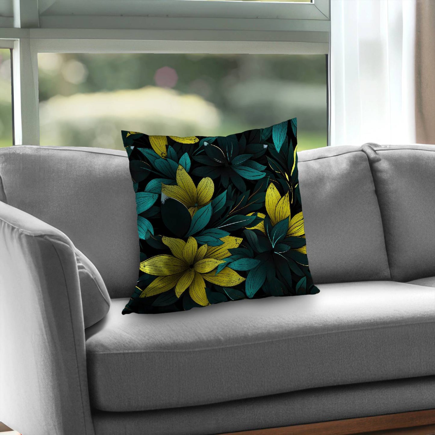 Potent - Throw pillow - Print on demand