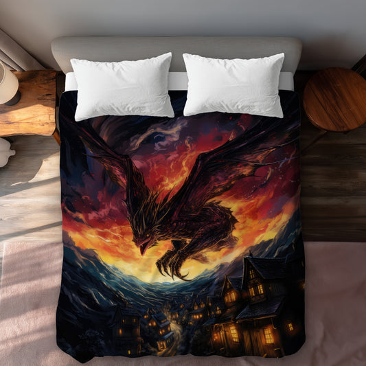 Back for Revenge Blue Duvet Cover | Stylish Home Decor