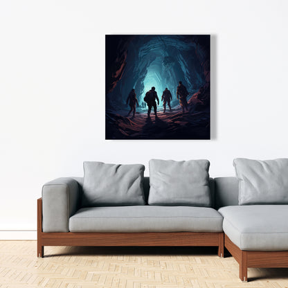 Secret Society - White Canvas for Elegant Home Decor