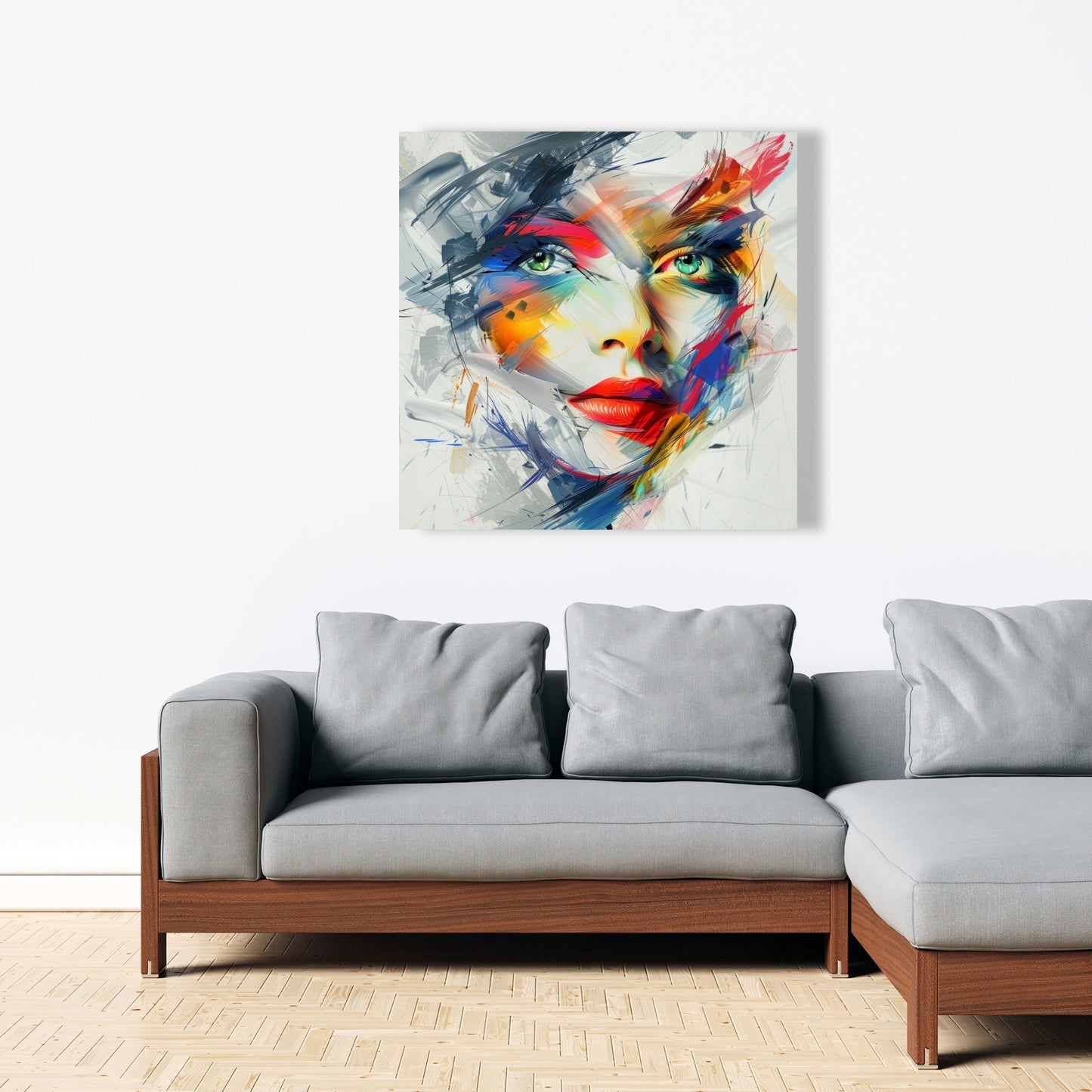 Abstract Look - Red Canvas Art | Modern Wall Art