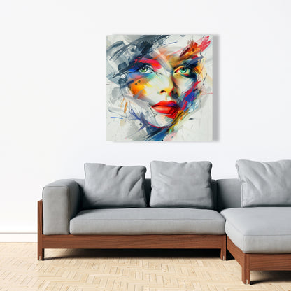 Abstract Look - Red Canvas Art | Modern Wall Art