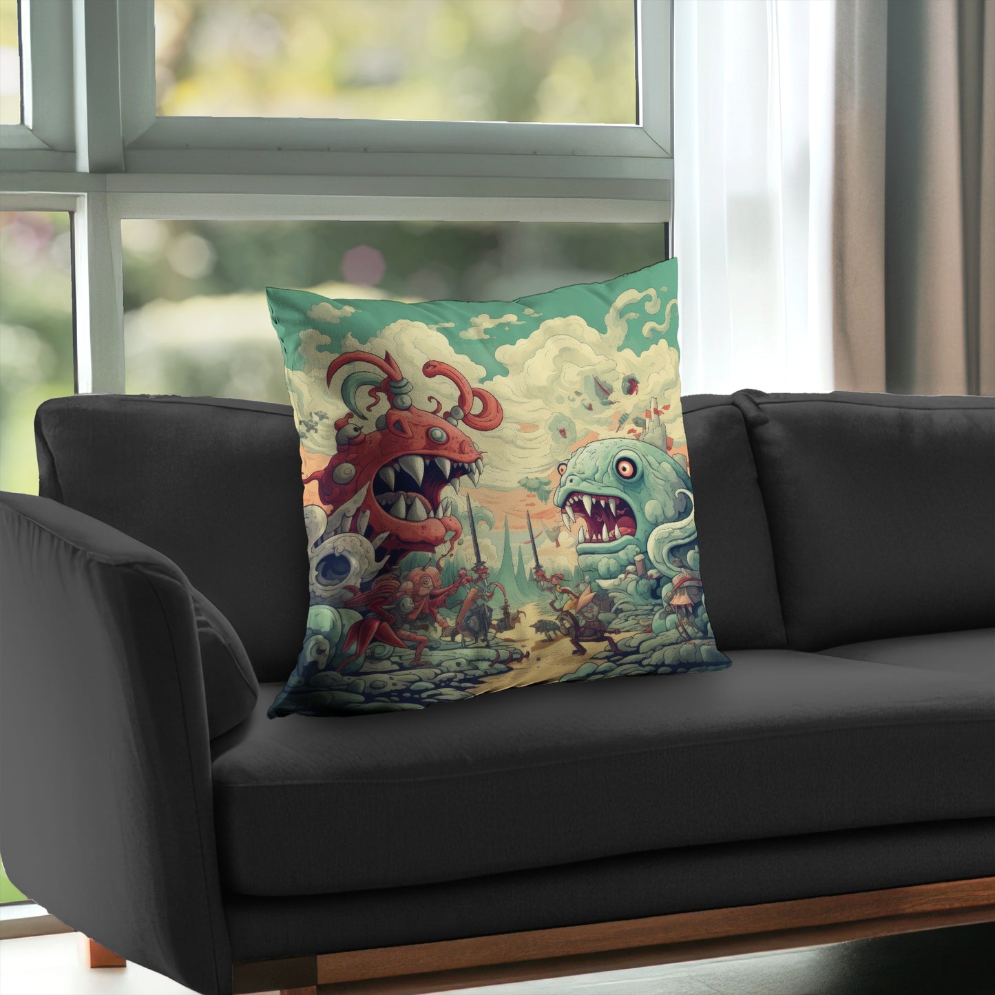 Two titans - Throw Pillow