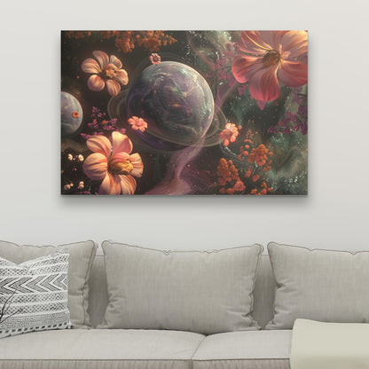 Flower space - 32"x32" Canvas