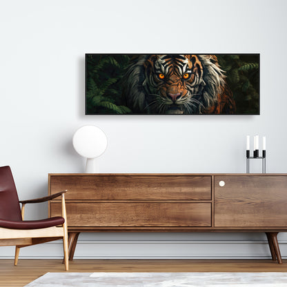 Predator Green Framed Canvas - Stylish Home Decor Accent