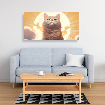 Intangible purr - 32"x32" Canvas