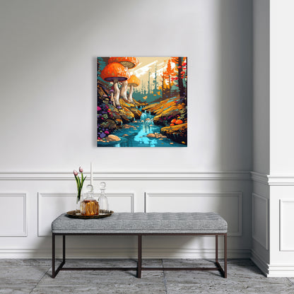 Wisdom Inbound - Red Canvas Art for Stylish Home Decor