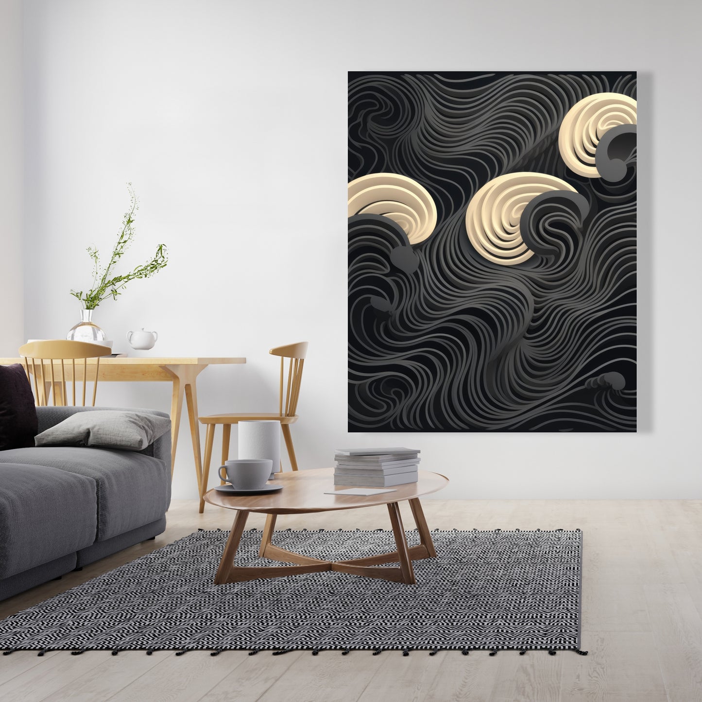Layers - 32"x32" Canvas