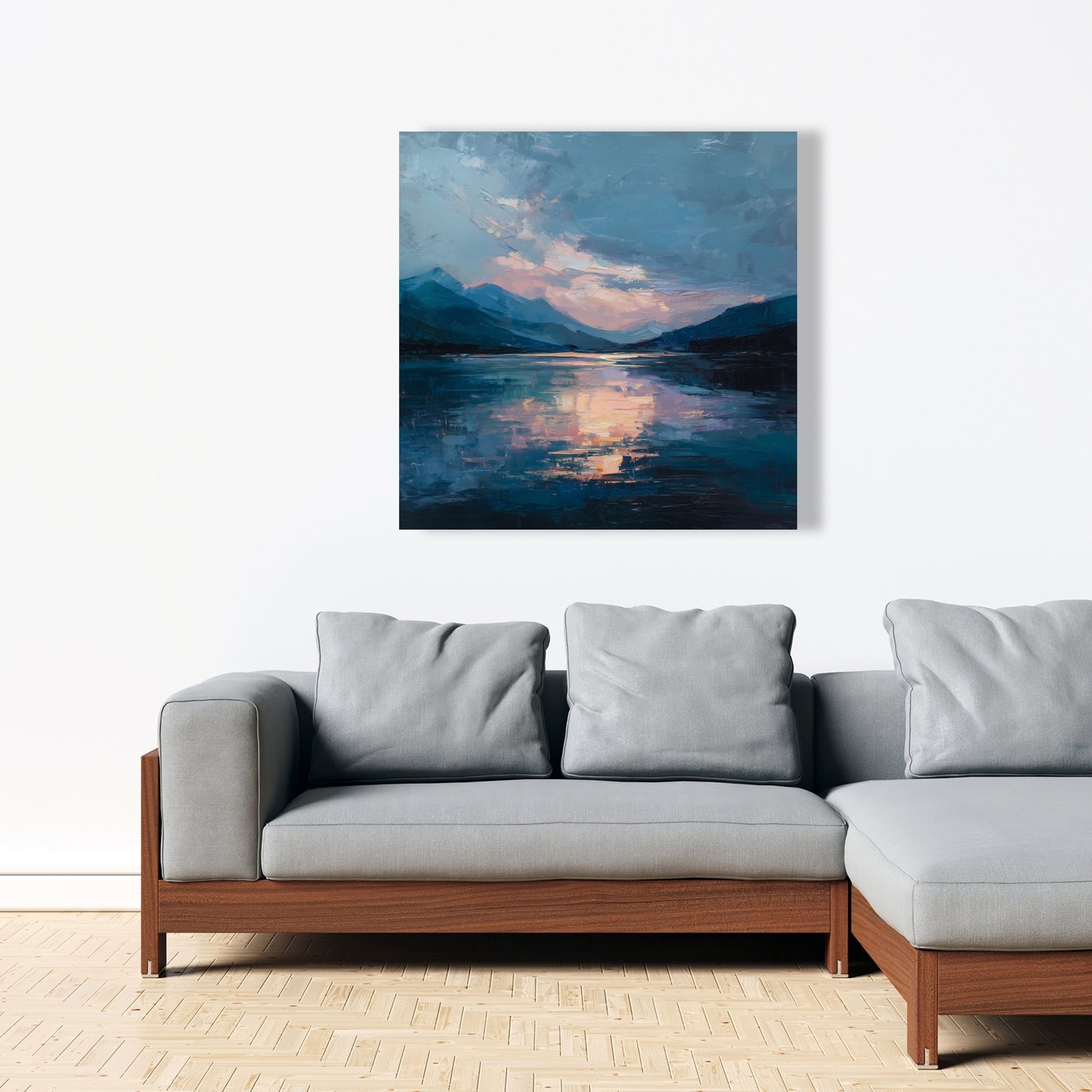 Reflect Pink Canvas - Stylish Home Decor Accent Piece