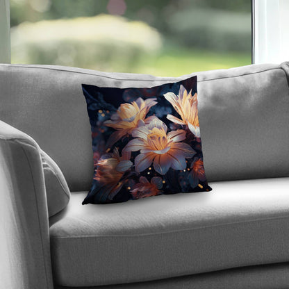 Pixie flowers Poly Twill Throw Pillow | Home Decor Accent
